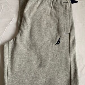 New, NAUTICA men’s large grey sweat pants